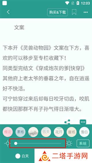晋江小说app怎么调节亮度4